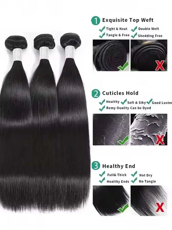 Lustrous Brazilian Hair Bundles