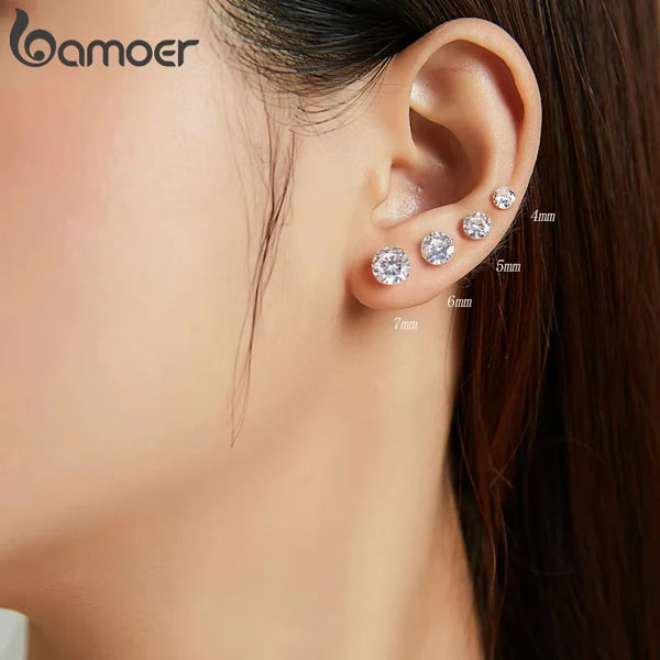 Elegant Sparkle Stud Earrings