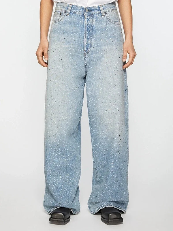 Shimmer Streetwear Baggy Jeans