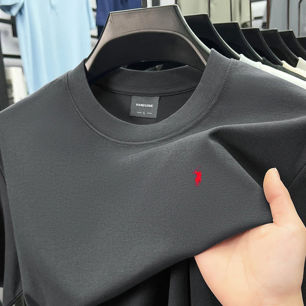 High-end-silky-cotton-breathable-short-sleeve-T-shirt-men-summer-designer-Paul-brand-embroidered-fashion.jpg