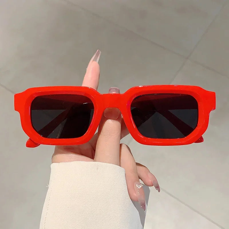 Stylish Retro Rectangle Sunglasses
