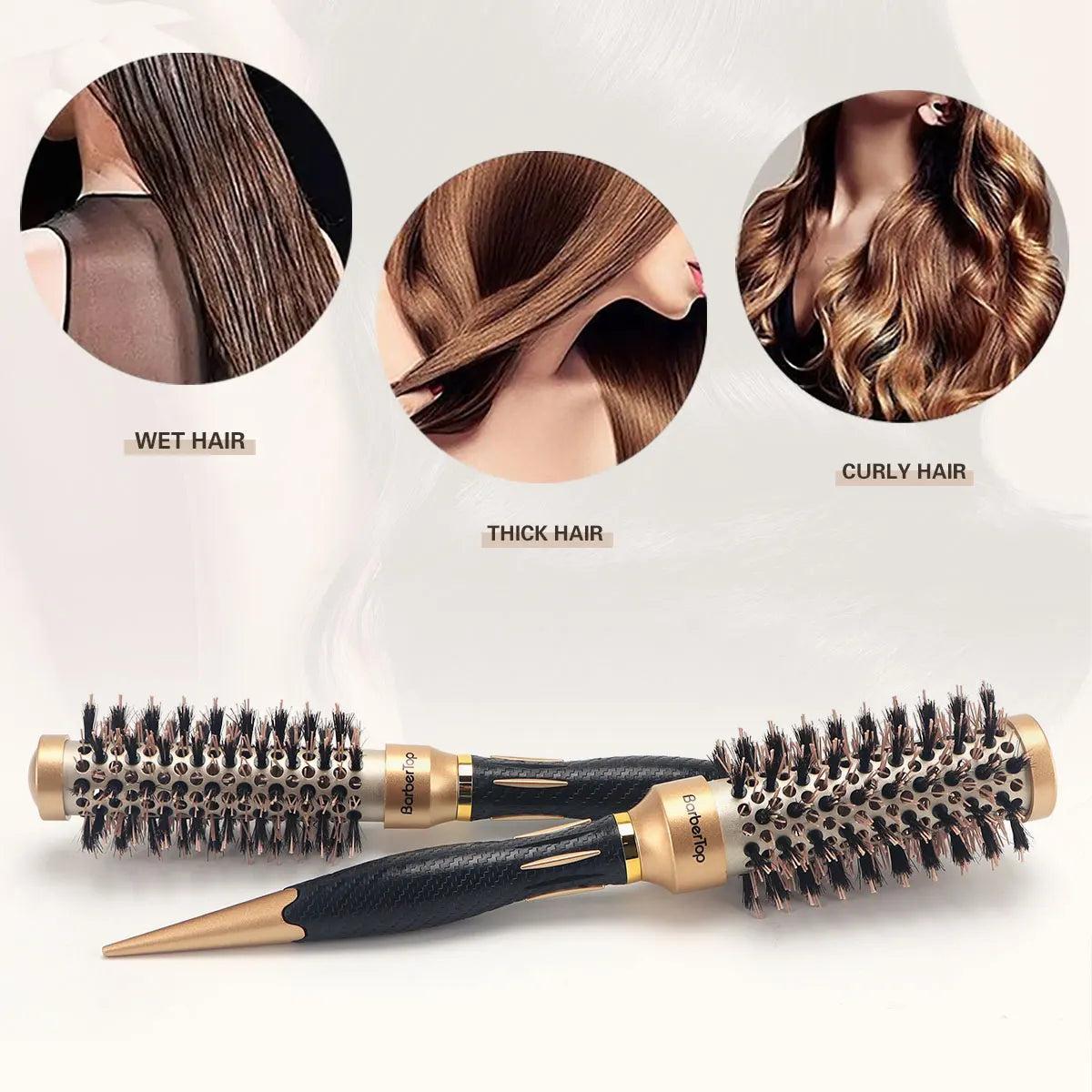 Anti-Static Curling Hair Brush