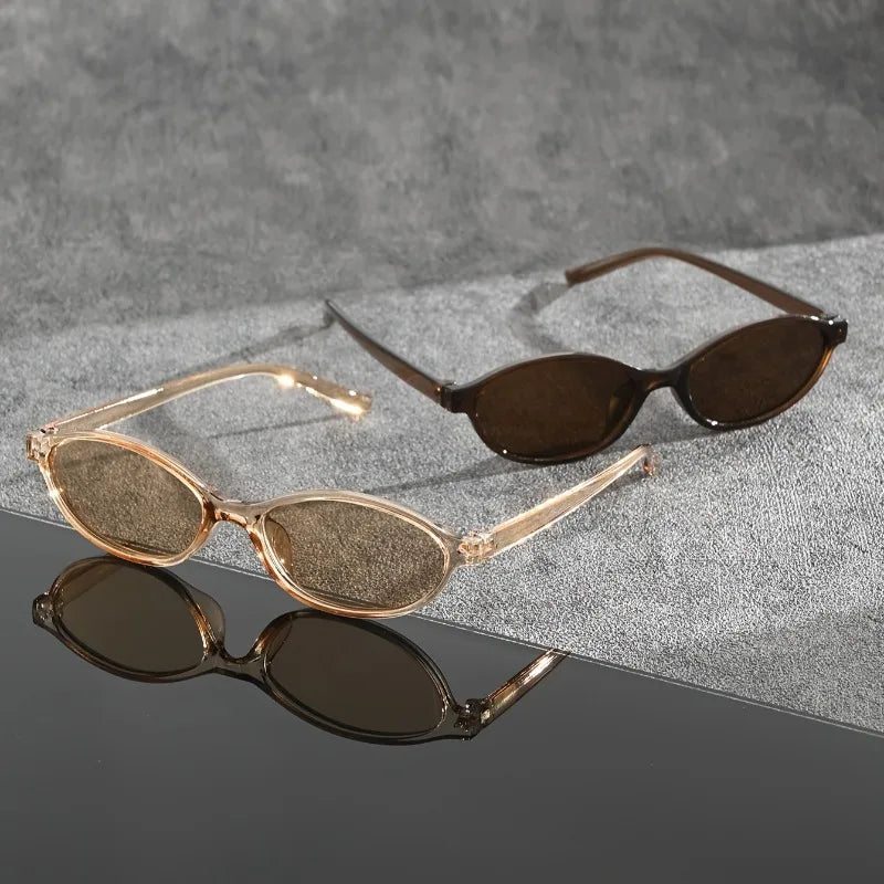 Trendy Oval Fashion Glasses