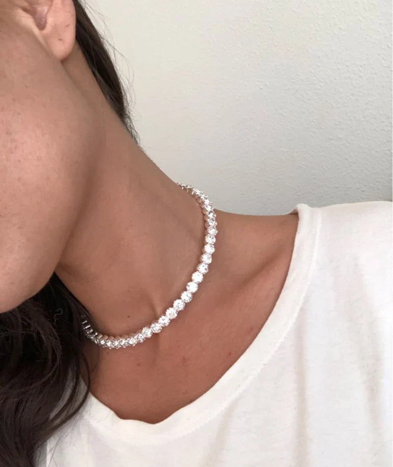 Bridal Sparkle Rhinestone Choker