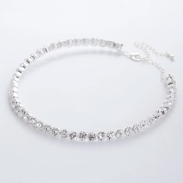 Bridal Sparkle Rhinestone Choker