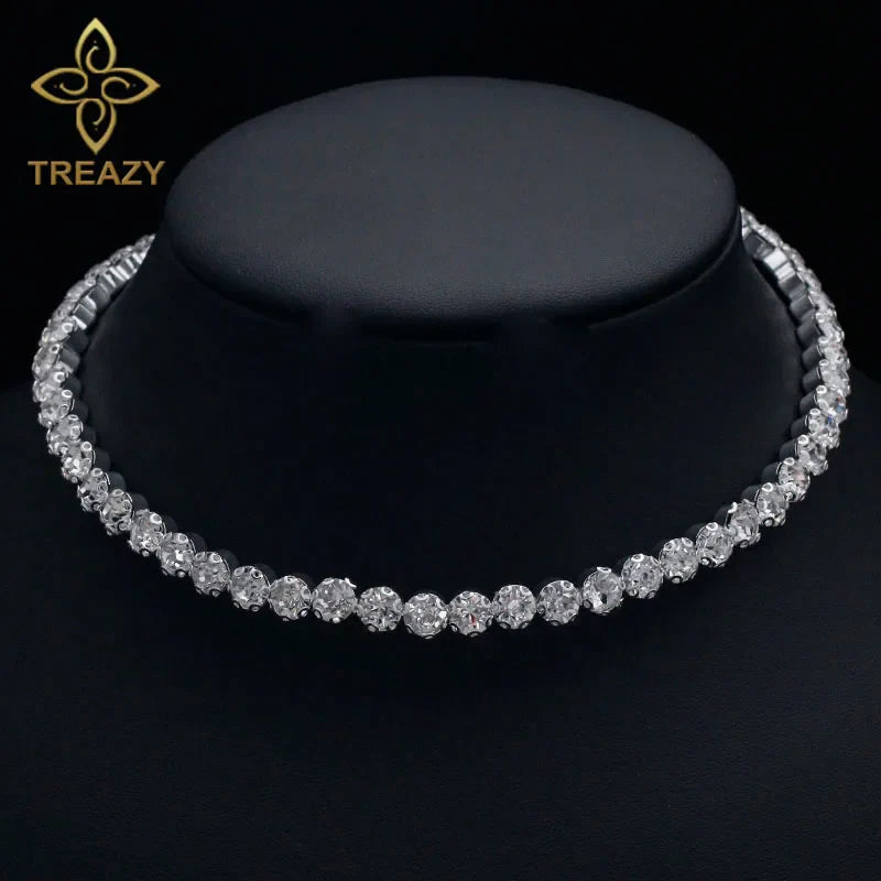 Bridal Sparkle Rhinestone Choker
