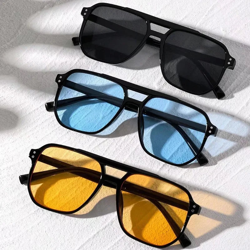 Chic Unisex Square Sunglasses